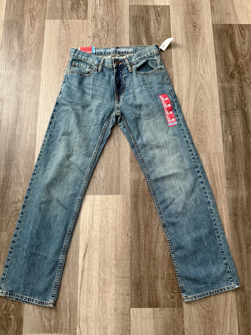 Old Navy Men's Light Blue Straight-Leg Jeans